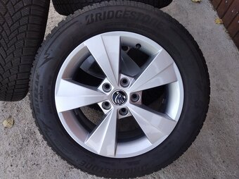 Prodám zimní sadu alu kol 16" na Škoda Octavia IV - 3