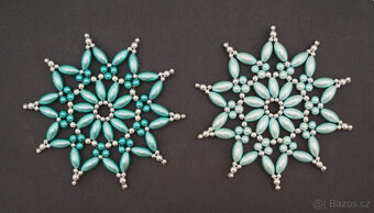 tyrkysové hvězdy sada - 3