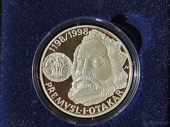 1998-200 Kč 800. výročí korunovace Přemysla I. Otakara-PROOF - 3