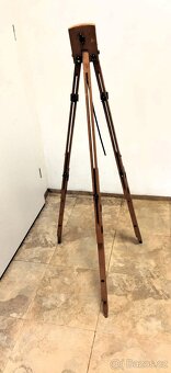 RETRO dřevěný skládací malířský stojan - 3