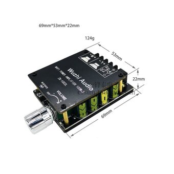 HIFI zesilovač Wuzhi ZK-1002L 2x100W - 3
