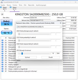 SSD Kingston 250GB A2000 M.2 NVMe (2.disk) - 3