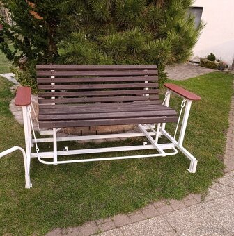 Relaxační venkovní lavice - 3