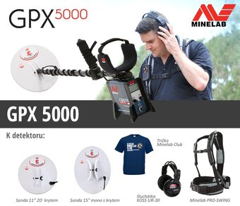 Detektor kovů Minelab GPX 5000 - 3