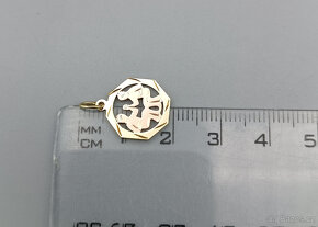 Zlatý přívěsek 0,75g, 14 kt, 585/1000 - 3