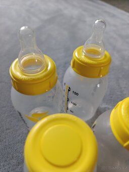 4x Dětská kojenecká lahev Medela Calma 150ml - 3