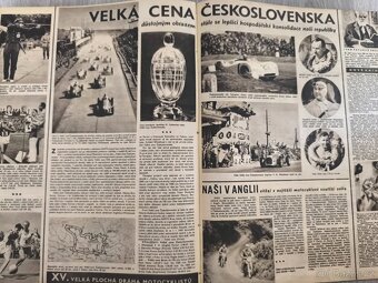 Pevne zviazané športové časopisy Ruch z roku 1949, ročník IV - 3