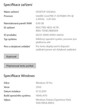 HP EliteBook 8560w,i7-2670QM,Win 10,HDD 640GB,RAM 8GB,15.6 p - 3