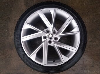 Prodám orig. alu zimní sadu 18" Škoda Scala - 3