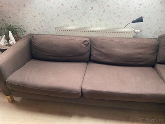 Rohová sedačka pohovka Karlstad Ikea - 3