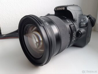 Prodám Canon 200D + Sigma 17-70 s filtrem + Canon 50mm - 3