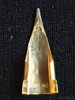 MONT BLANC 14K HROT 585-PLNÍCÍ PERO - 3