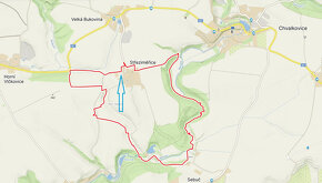 Střeziměřice - stavební pozemek 1500 m2 - 3