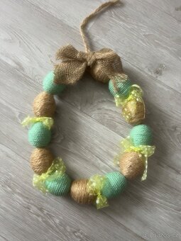 Velikonoční věnec - různé barvy - 3