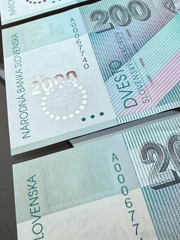 200 Sk BIMILENIUM 2000, stříbrný přetisk, UNC - POSTUPKA - 3