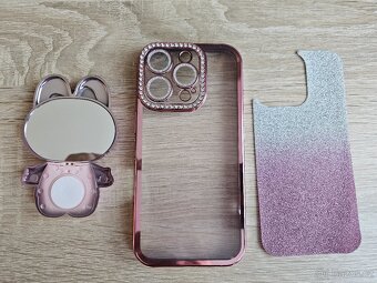 Pouzdro na Iphone 16 Pro s kamínky - 3