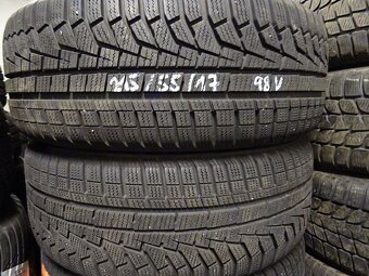 Zimní pneu Hankook, 215/55/17, 4 ks, 7 a 5,5 mm - 3
