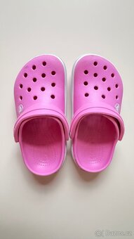 Dívčí nazouváky Crocs, vel. C10 /27-28/ - 3