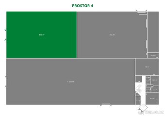 Pronájem výrobní haly, prostoru 856 m² - 3