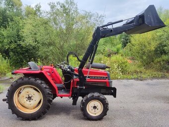 🔥 Malotraktor Yanmar F22D – 4x4 s odnĂmatelnĂ˝m ÄŤelnĂm nakla - 3
