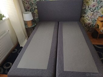 Postel “boxspring” 140x200 cm, dvojlůžko - 3