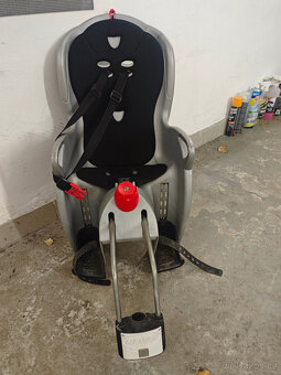 Dětská sedačka na kolo Hamax Sleepy světle šedá/černá - 3