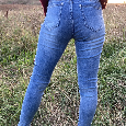 Džíny Mozzaar velikost XL (46) elastické , vyšívané - 3