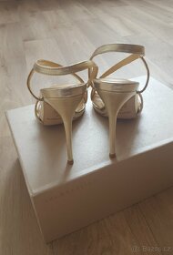 Zlaté sandály Eva Longoria, vel. 39 - 3