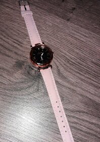 Dámské náramkové hodinky růžové třpytivé nové Quartz - 3
