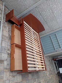 Prodám manželskou postel + Šuplíky + Matrací - 3