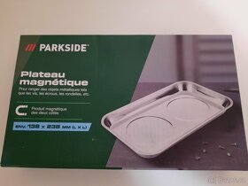 Magnetické držáky 2 ks 452 x 23 mm +3 ks magnetická miska - 3