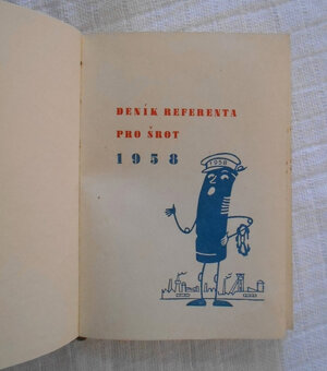 Deník referenta pro šrot 1958 - Kovošrot, n.p. 1957 - 3