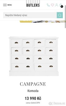 Butlers Campagne Komoda - 3