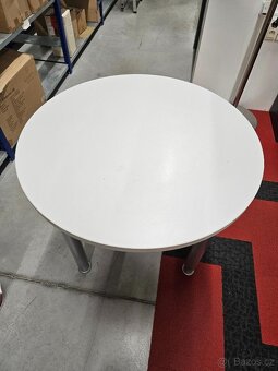 Stůl kruhový, průměr 80 cm, výškově stavitelný - 3