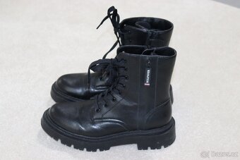 Dívčí kožené kozačky Tommy Hilfiger vel. 36 - 3
