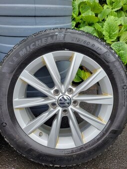 VW 4x alu kola VW 5x112 R17 + zimní pneu 215/60/R17/96H - 3