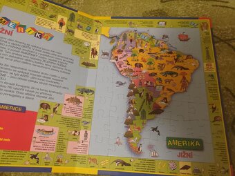 Ilustrovaný atlas světa Puzzle - 3
