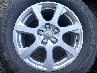Prodám sadu Orig ALU kol Audi 235/65R17 zimní - 3