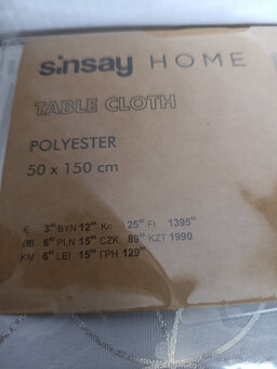 Nová záclonka,nový ubrus běhou - 3