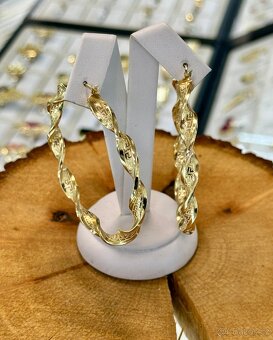 Zlaté náušnice 11,39g - 3