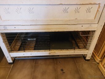 Velká dřevěná dvoupatrová klec - 3