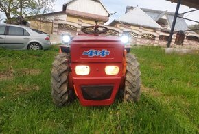 Kloubový traktor Pasquali 4x4 s frézou a vertikutátorem - 3