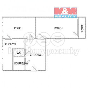 Prodej bytu 2+1, 61 m², Broumov, ul. U Větrolamu - 3