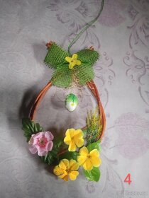 Letní a Velikonoční dekorace, ruční originální výroba. - 3