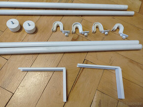 Garnýž Ikea Racka / Hugad 120-210 cm - 3