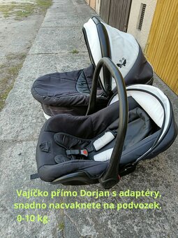 Trojkombinace kočárek Dorjan Prestige Butterfly - 3