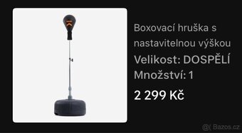 Hrazda, boxovací hruška a rukavice - 3