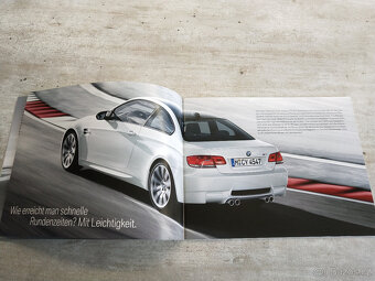 Prospekt BMW M3 Coupé (2007), 28 str. A5 D, 4,0 V8, 309 kW, - 3
