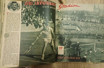 Svázaný časopis Stadion ročník 4 - 1956 - 3