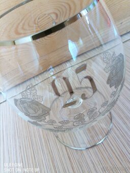 Sklenička s číslicí 25 k výročí - 3